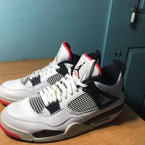 Jordan Retro 4 “Nostalgia” Size 13 Color: Red/ Black/ White